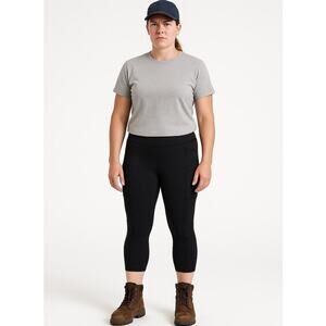 Carharrt Women's Force Fitted Lightweight 7/8 Ankle Leggings Black Size Large